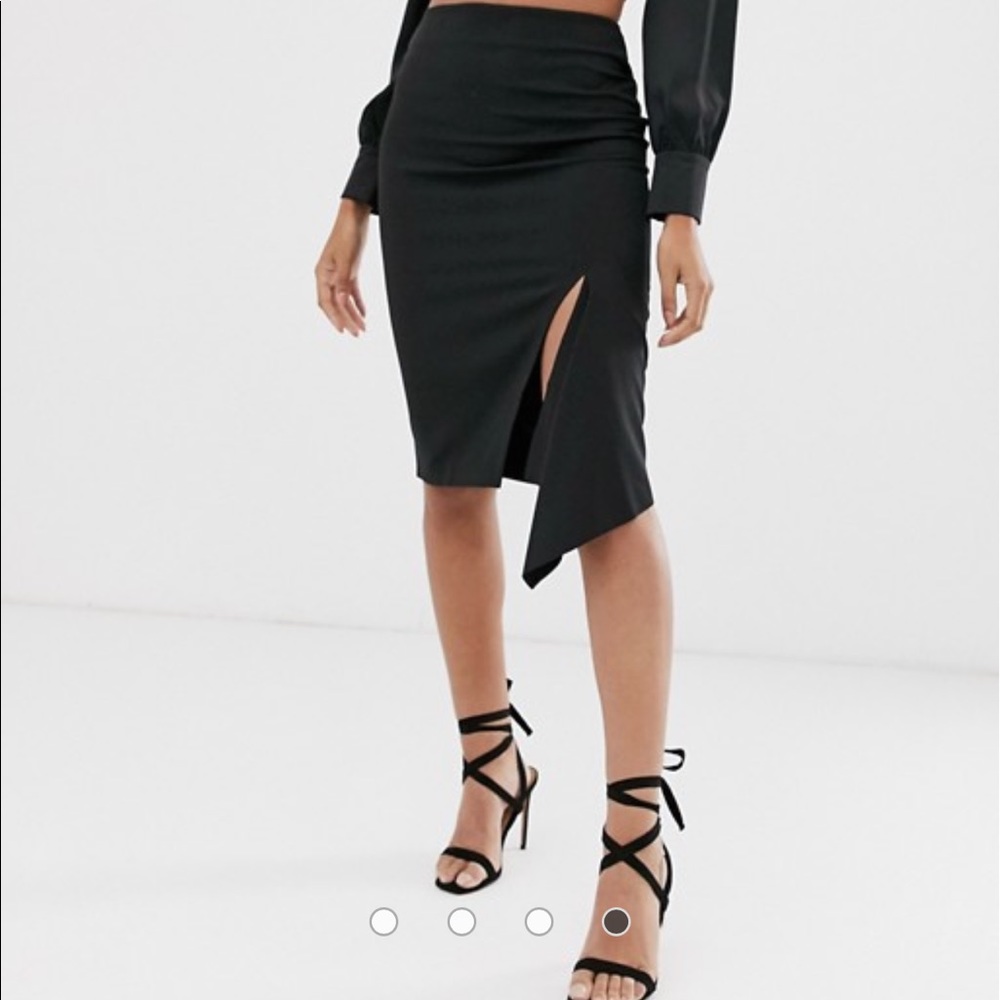 Black Midi Skirt